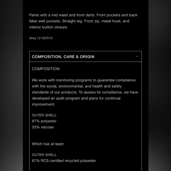 Zara pleated flannel pants - Picture 10 of 10